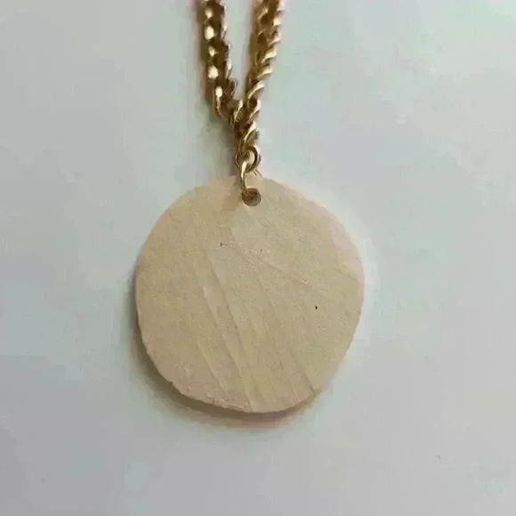 Cute butterfly girl pendant on a gold chain necklace ✦ unique handmade jewelry ✦ - Picture 8 of 12